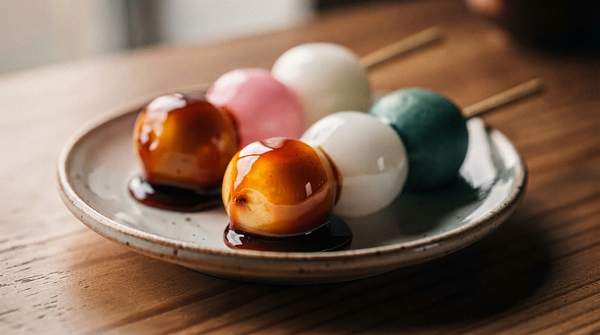 Editorial illustration for From Imperial Ritual to Global Freezer Aisle: How to Tell Daifuku, Dango, and Mochi Ice Cream Apart